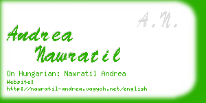 andrea nawratil business card